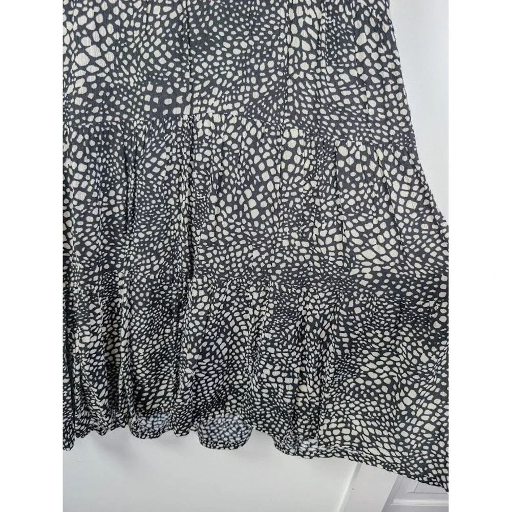Maeve by Anthropologie Tiered Mini Dress Medium‎ Boho Flowy Babydoll Whimsigoth